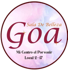 Logotipo circular para Sala de Belleza Goa