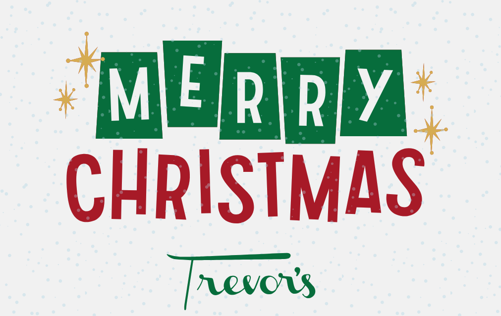 Trevor's Gift Card Holiday Promotional Card