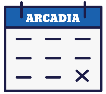 Trevor's Arcadia event calendar