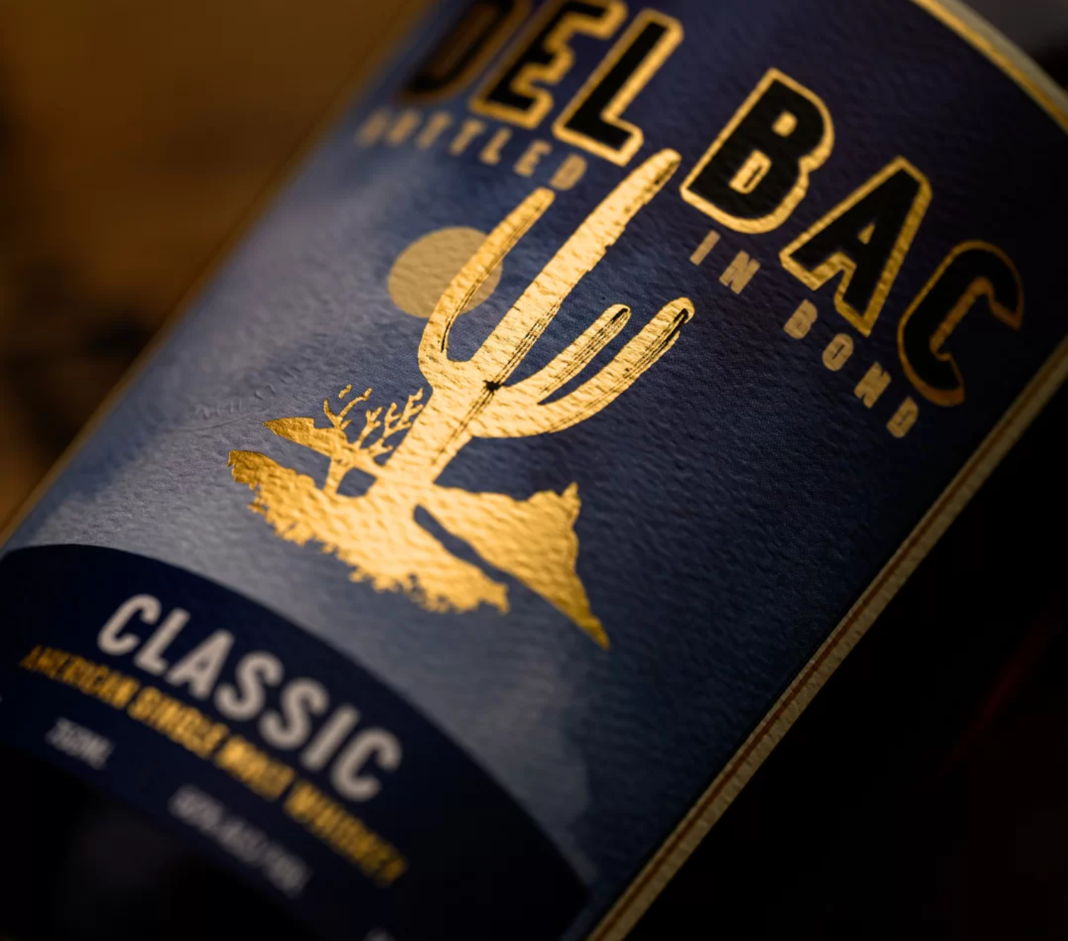 Del Bac Whiskey Label 