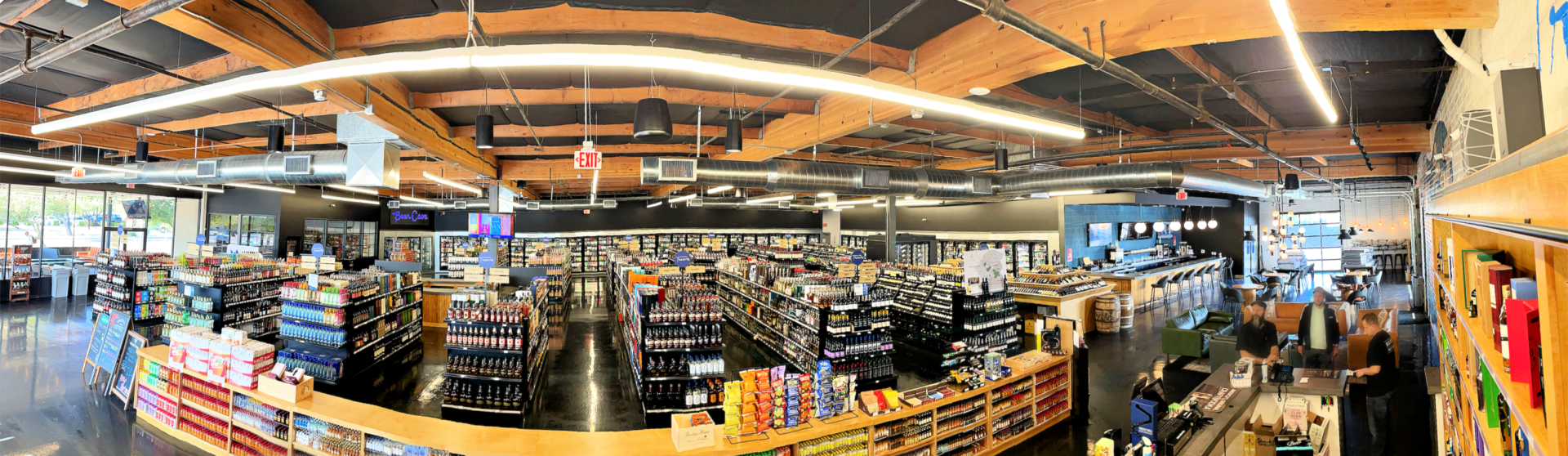 Picture of the entire store at Trevor's liquor East McDowell inside
