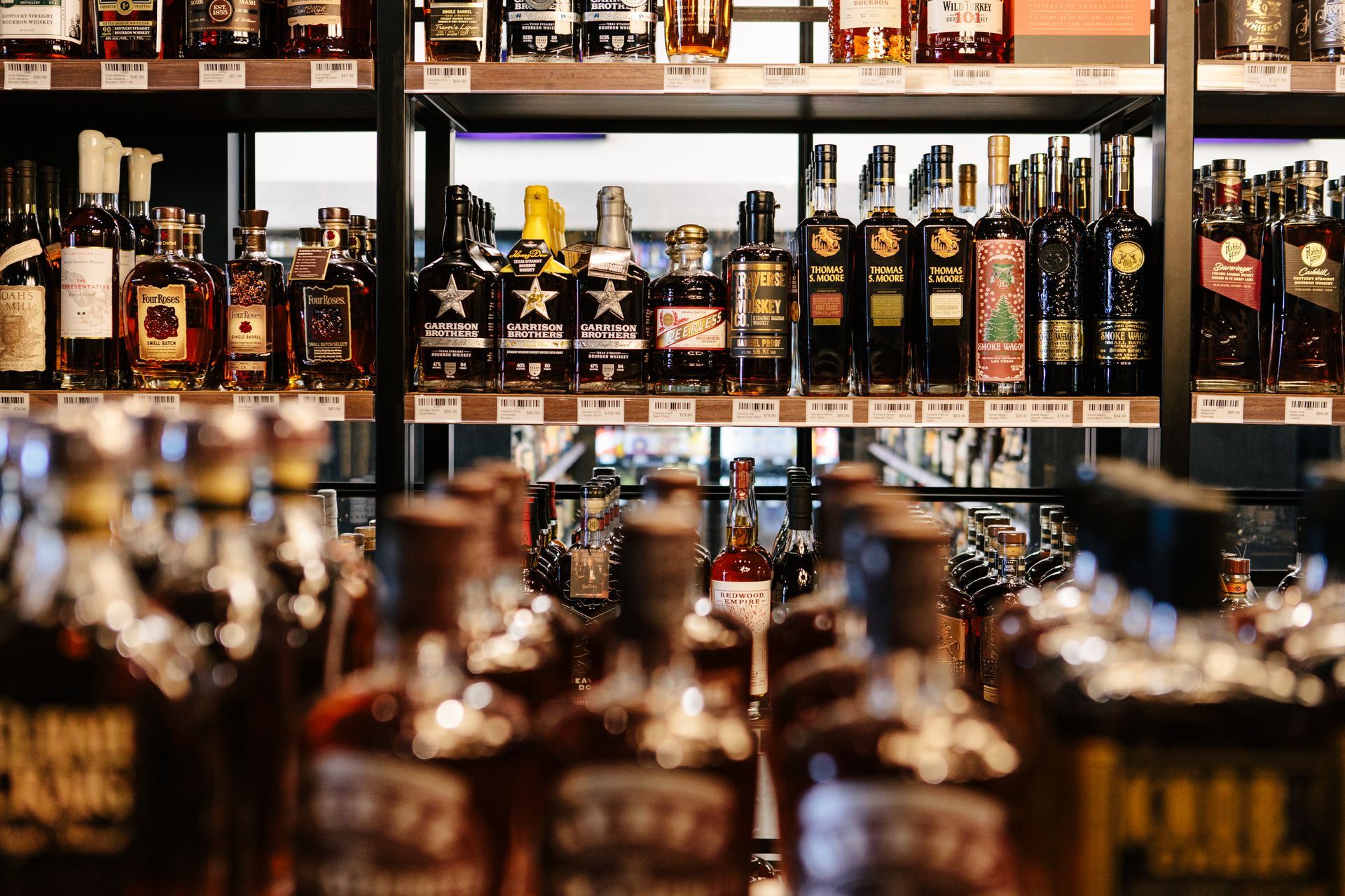 Trevor's liquor is Mayo Blvd., North Scottsdale whiskey selection