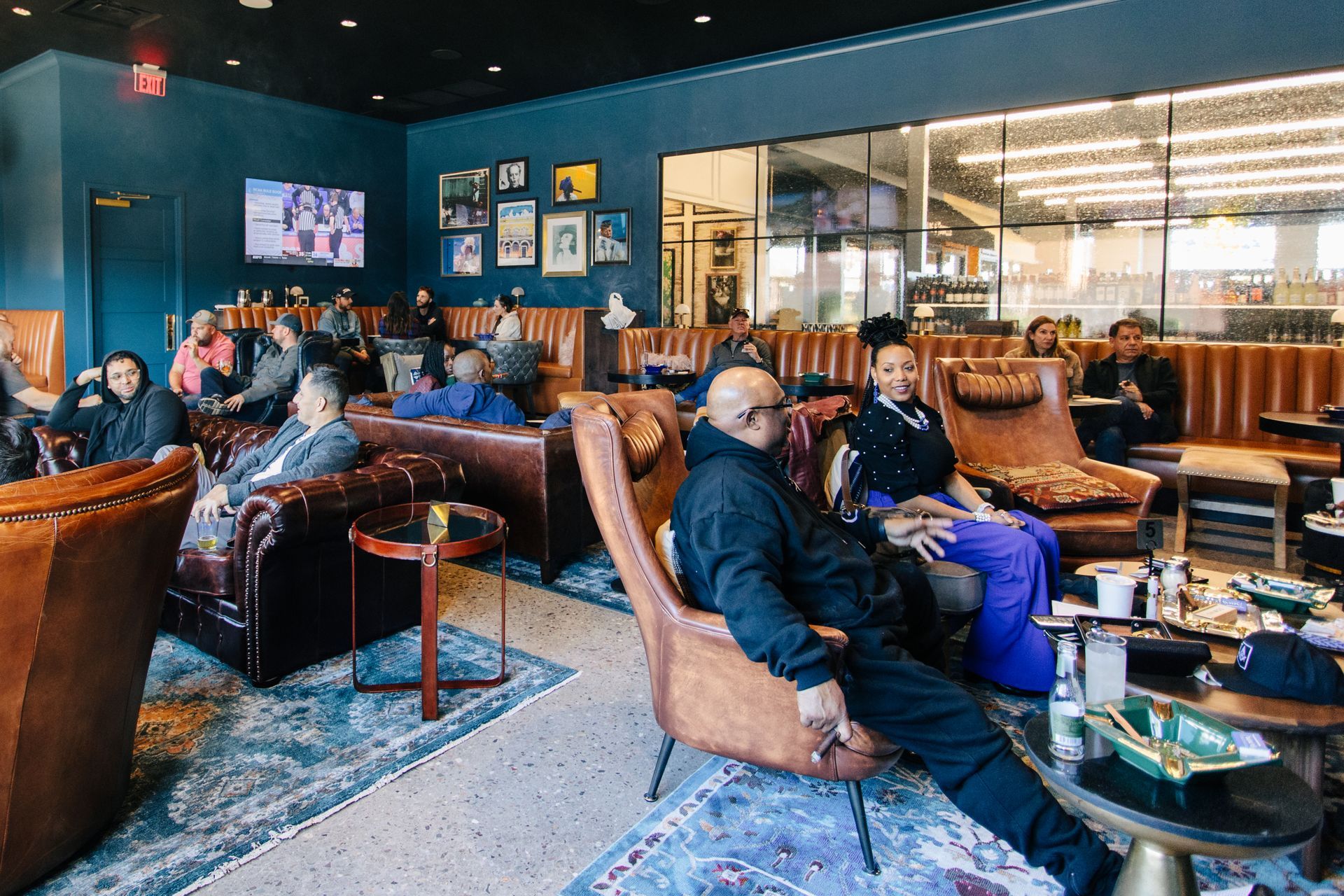 Indoor cigar lounge north Scottsdale Trevor's liquor store