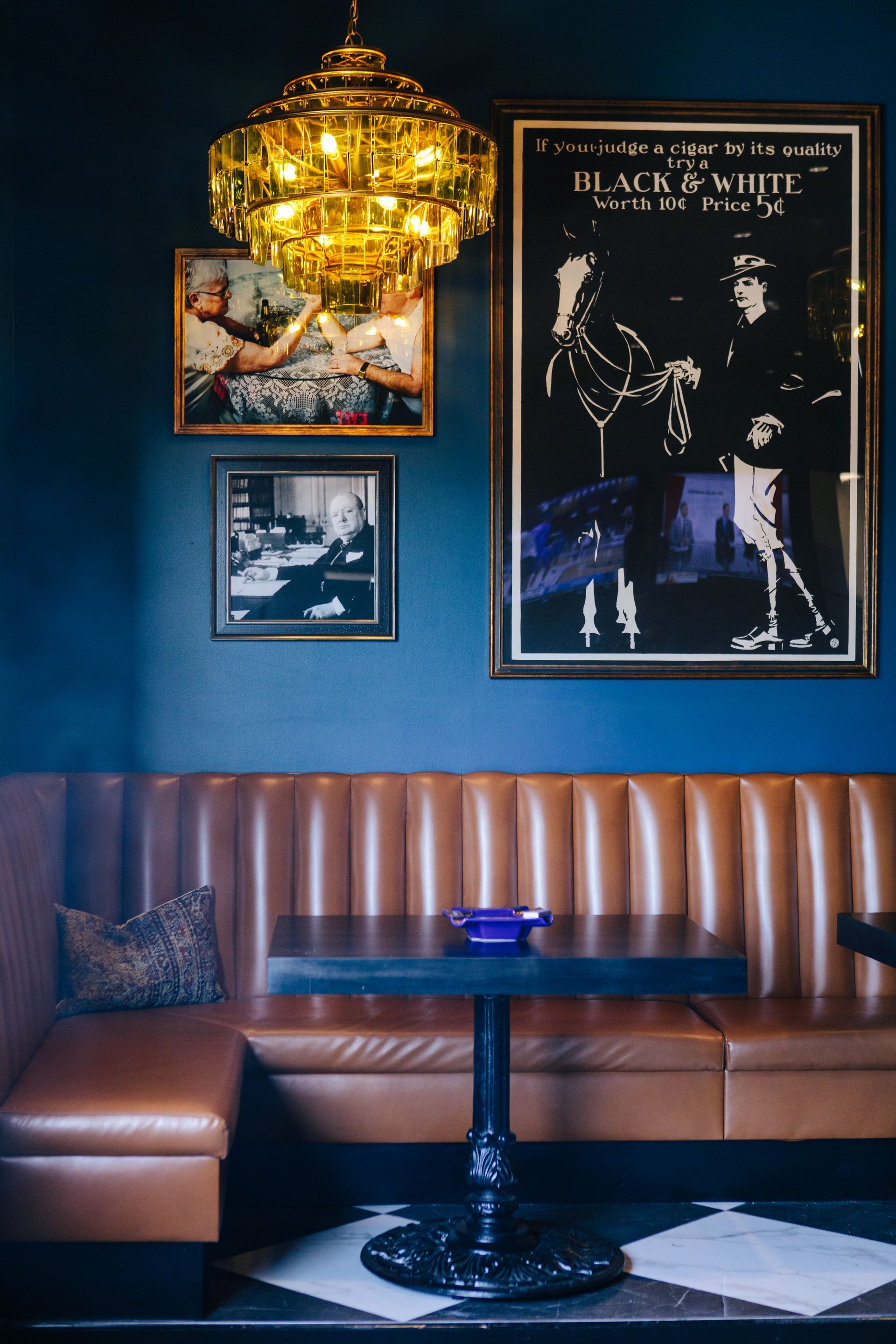 Best indoor smoking lounge Trevor's liquor