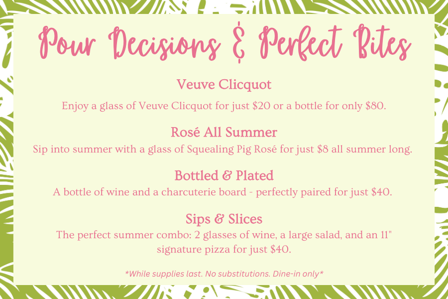 Pour Decisions & Perfect Bites