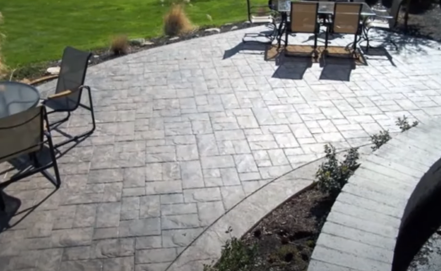 Paver patio