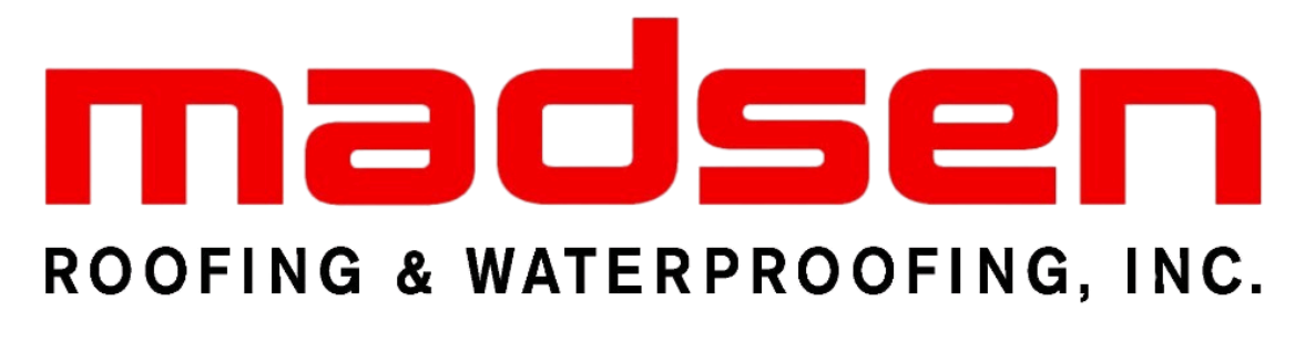 logo: madsen roofing and waterproofing
