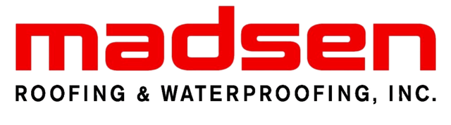 logo: madsen roofing and waterproofing