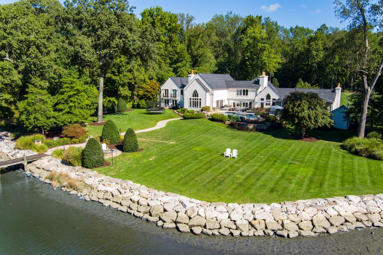 Annapolis luxury home drone photo shoot by Craig Westerman