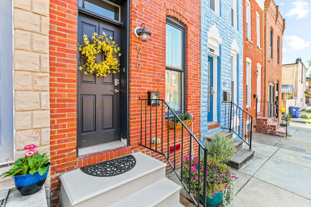 Row townhomes in Baltimore - photo shoot by Craig Westerman