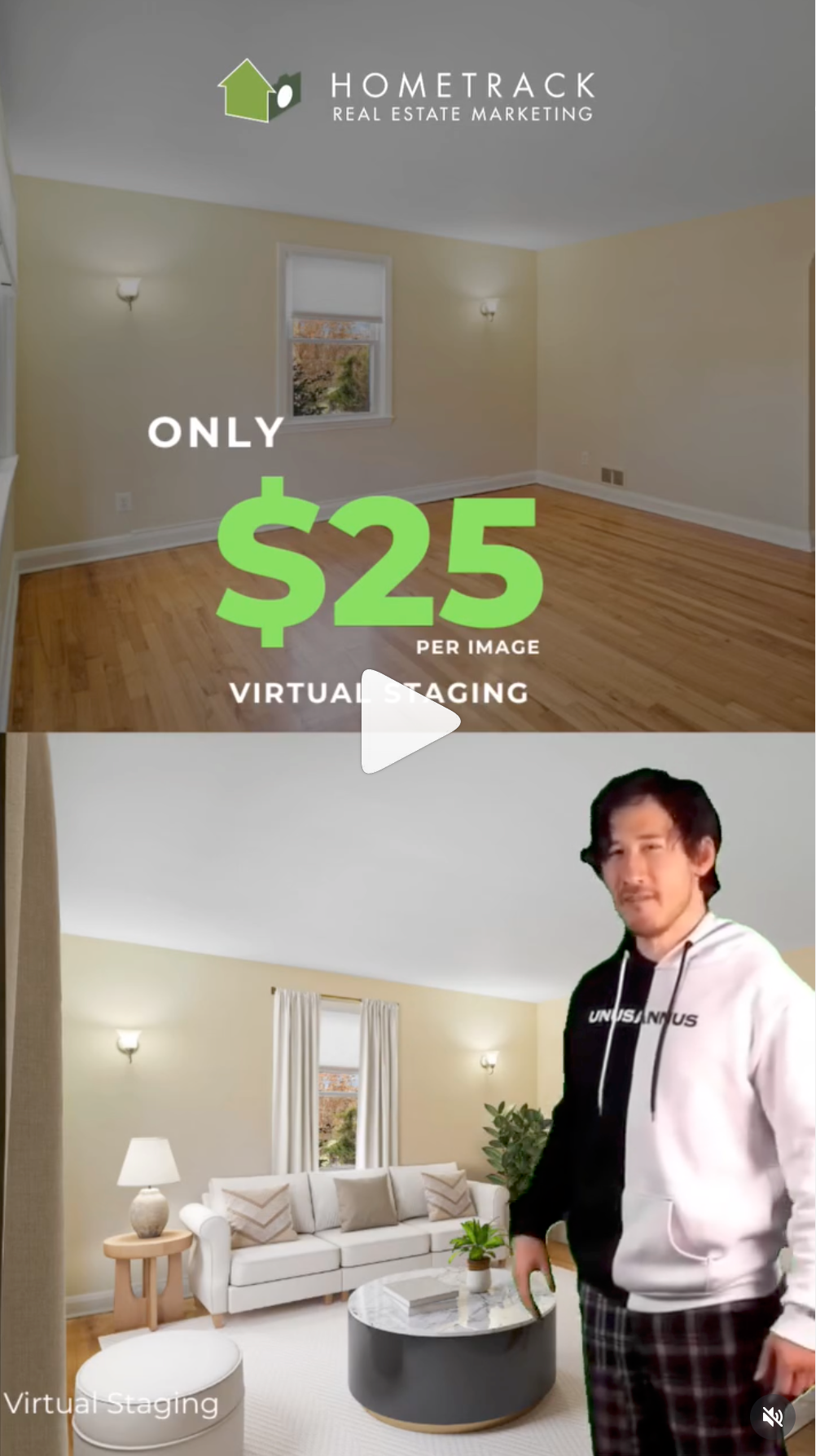 Hometrack real estate Instagram Reel property highlight