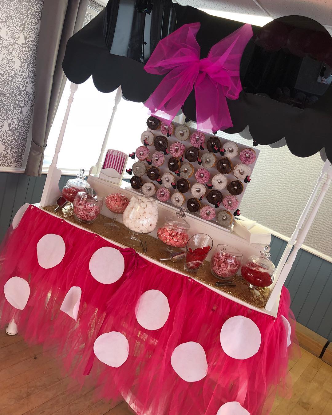candy and doughnut wall hire 9