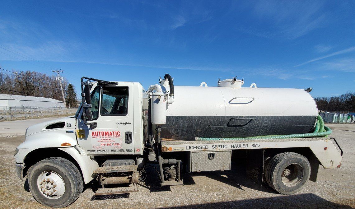 Business truck — Holland, OH — Automatic Septic and Well Corp.