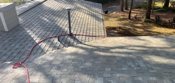 Power washing houses