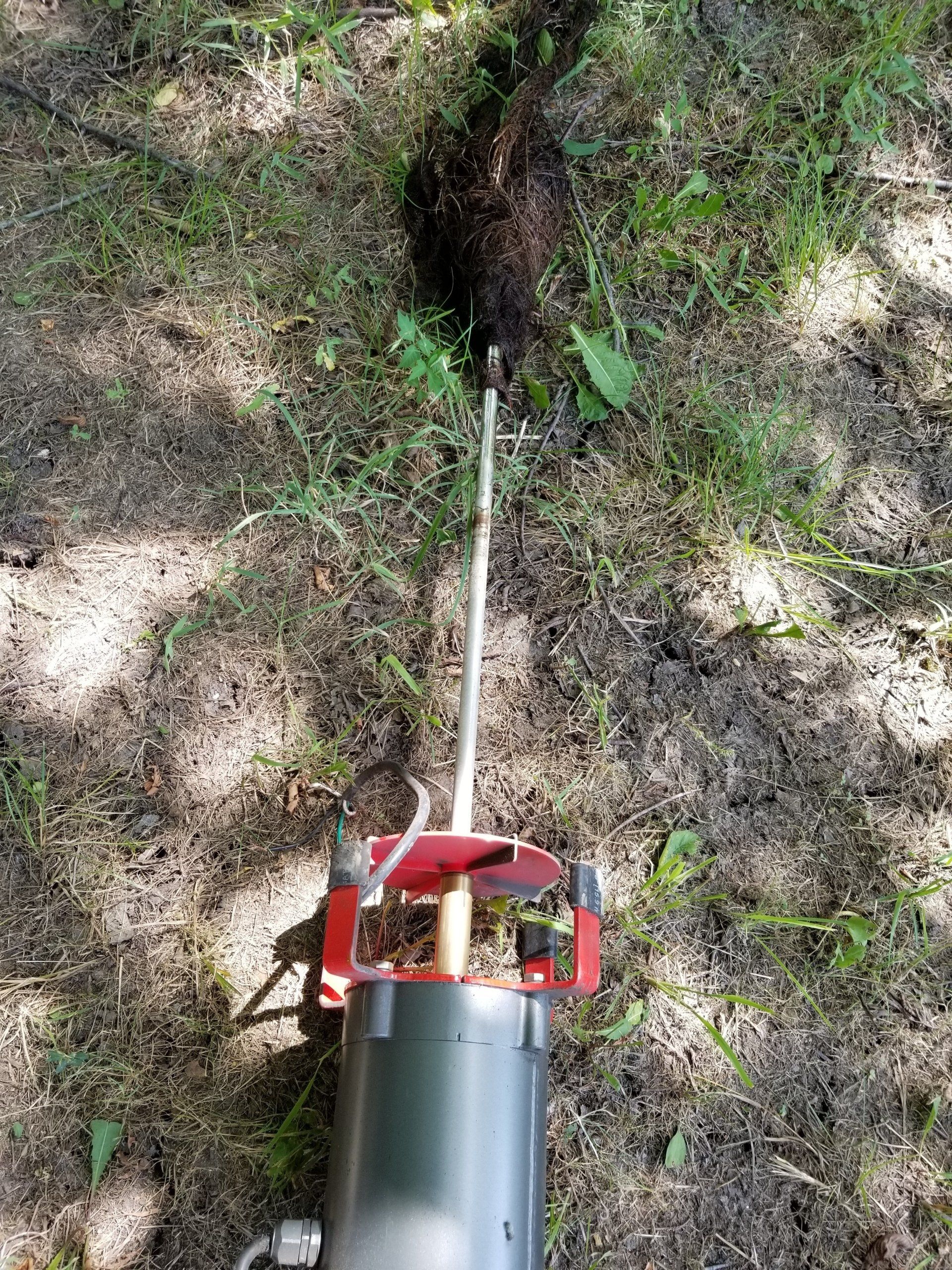 Removing Bunch of Hair in Sewer Pipes - Dallas, TX - All Around Septic Service Co