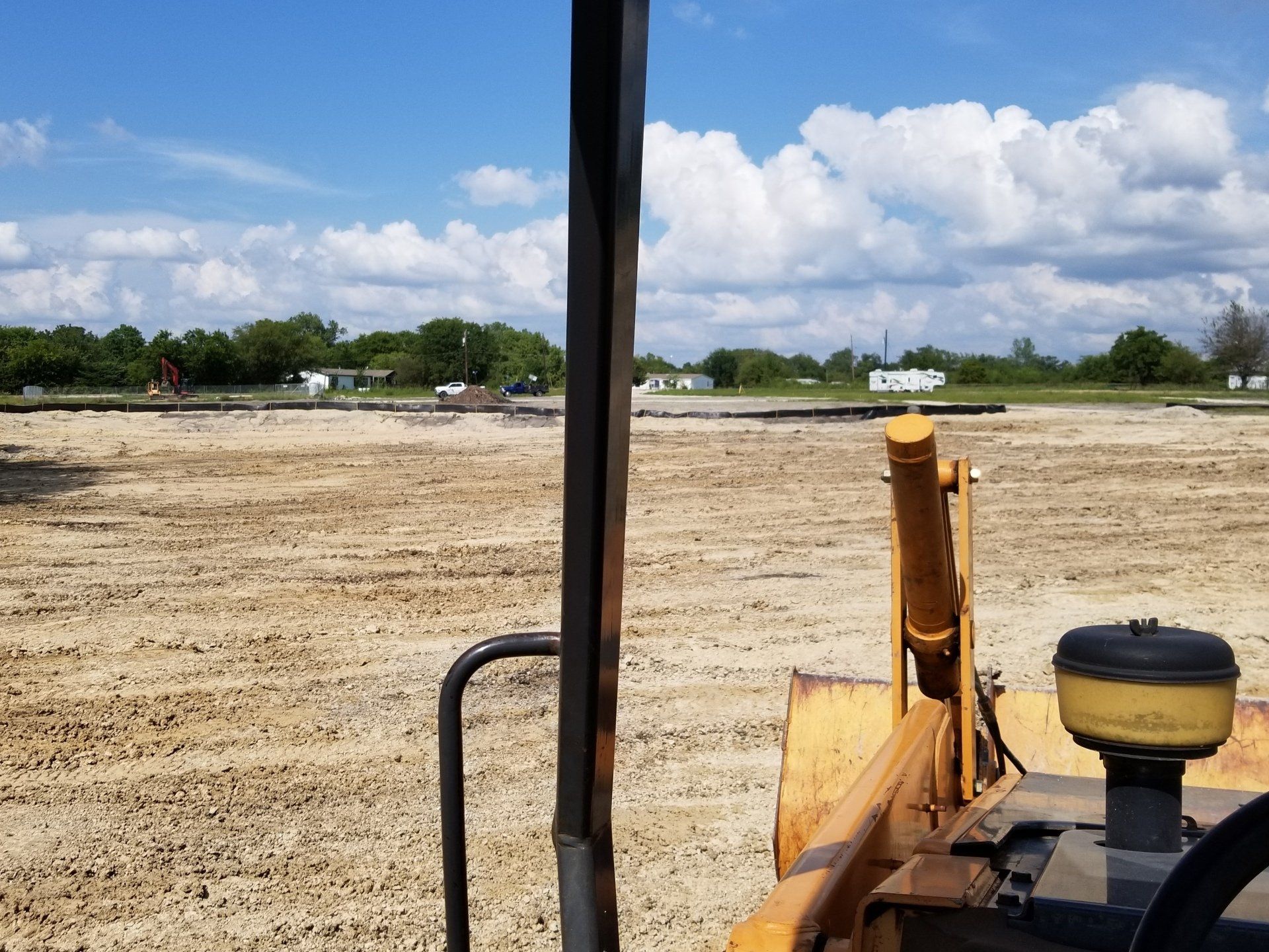 Excavator Truck View - Dallas, TX - All Around Septic Service Co