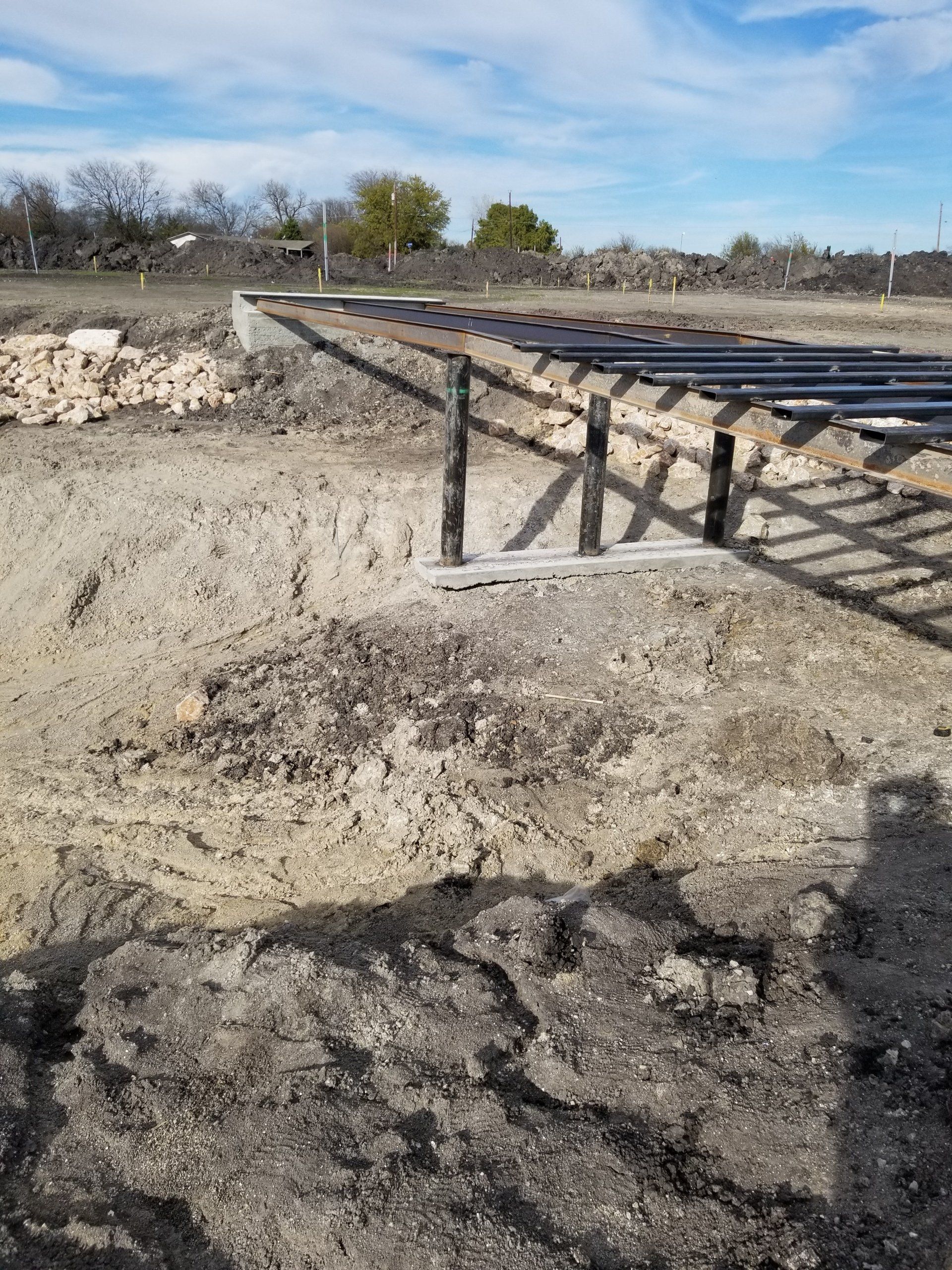 Metal Tube Foundation - Dallas, TX - All Around Septic Service Co
