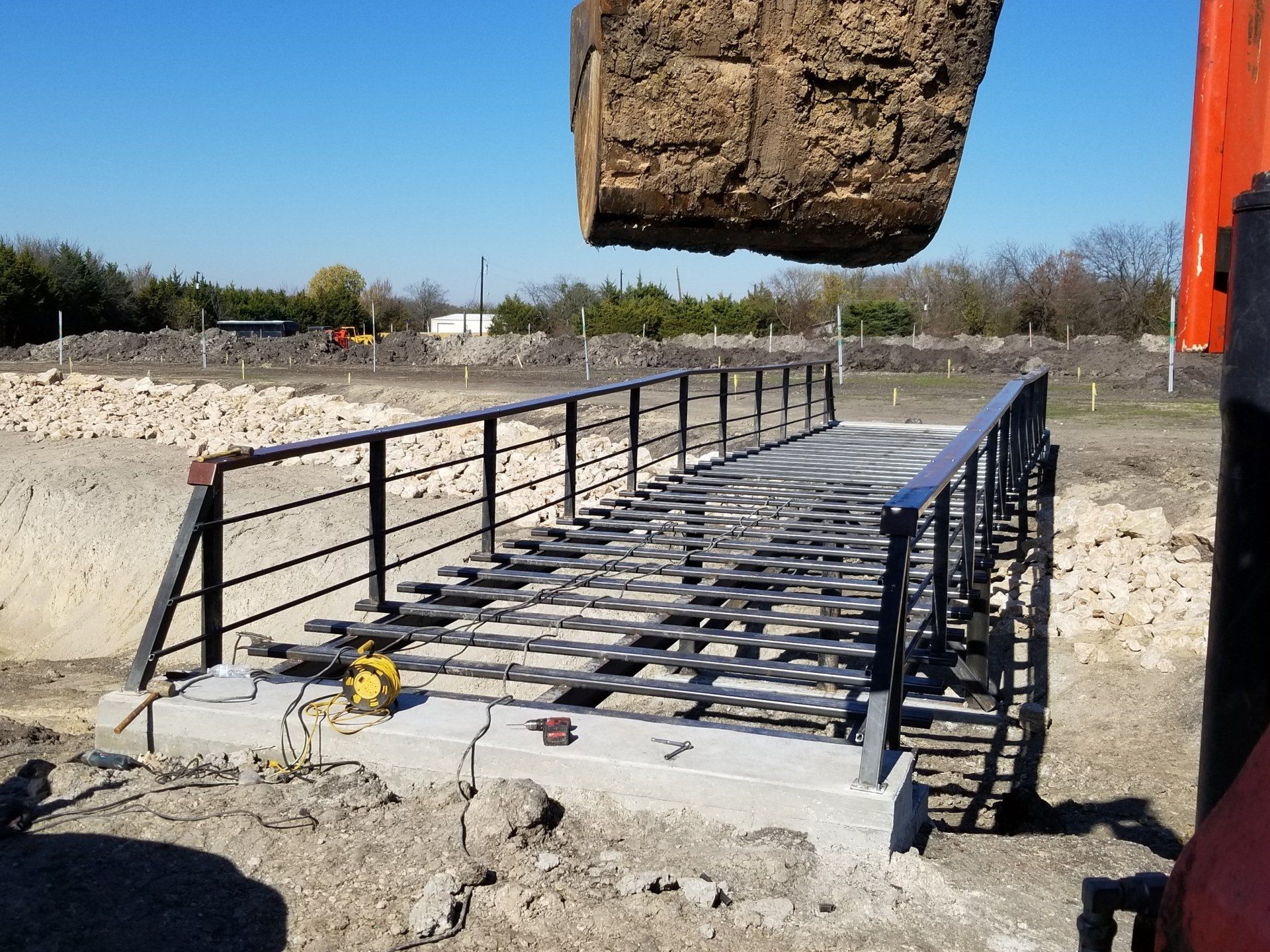 Metal Frame of the Bridge - Dallas, TX - All Around Septic Service Co