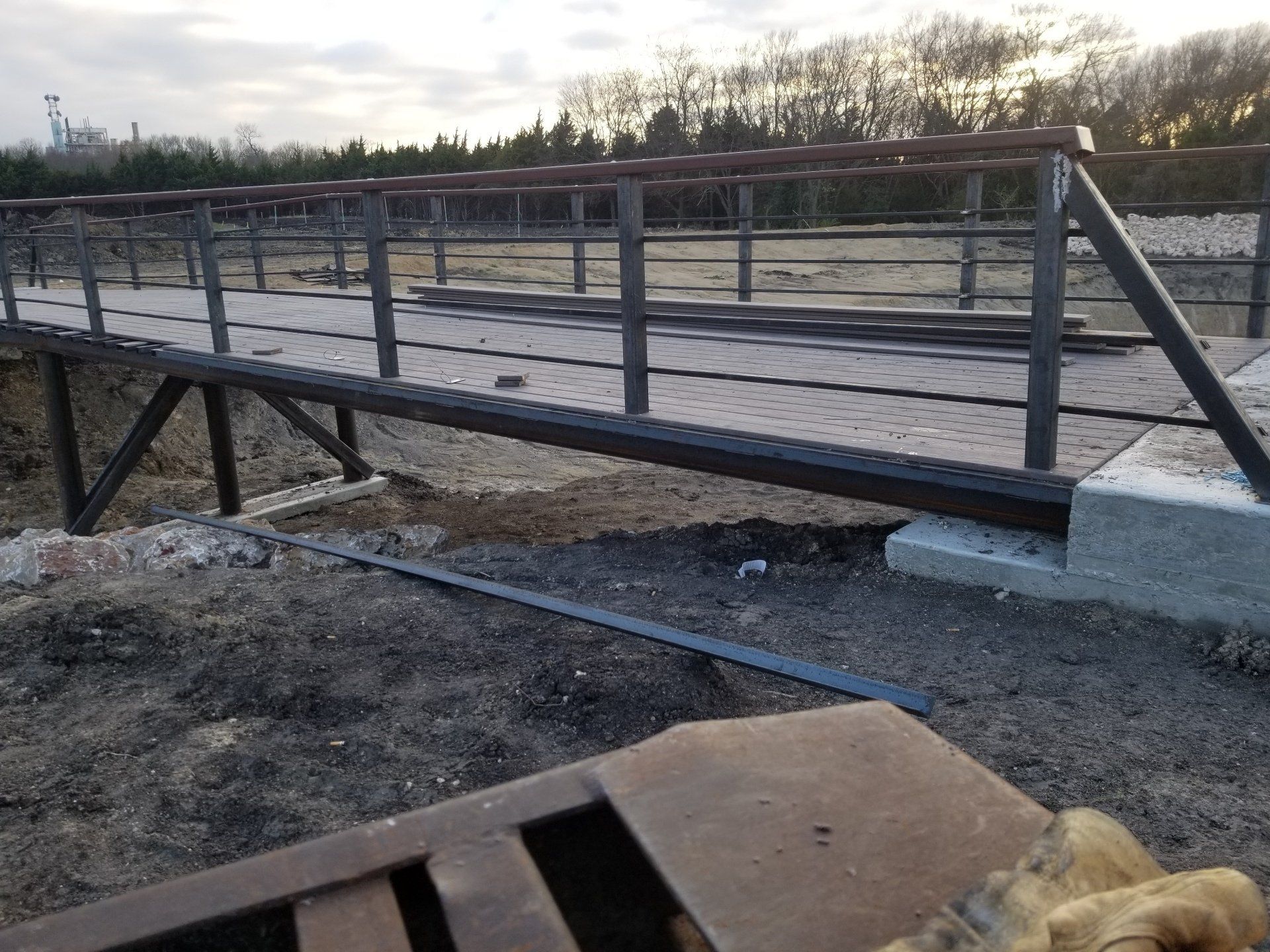 Metal Bridge Side View - Dallas, TX - All Around Septic Service Co