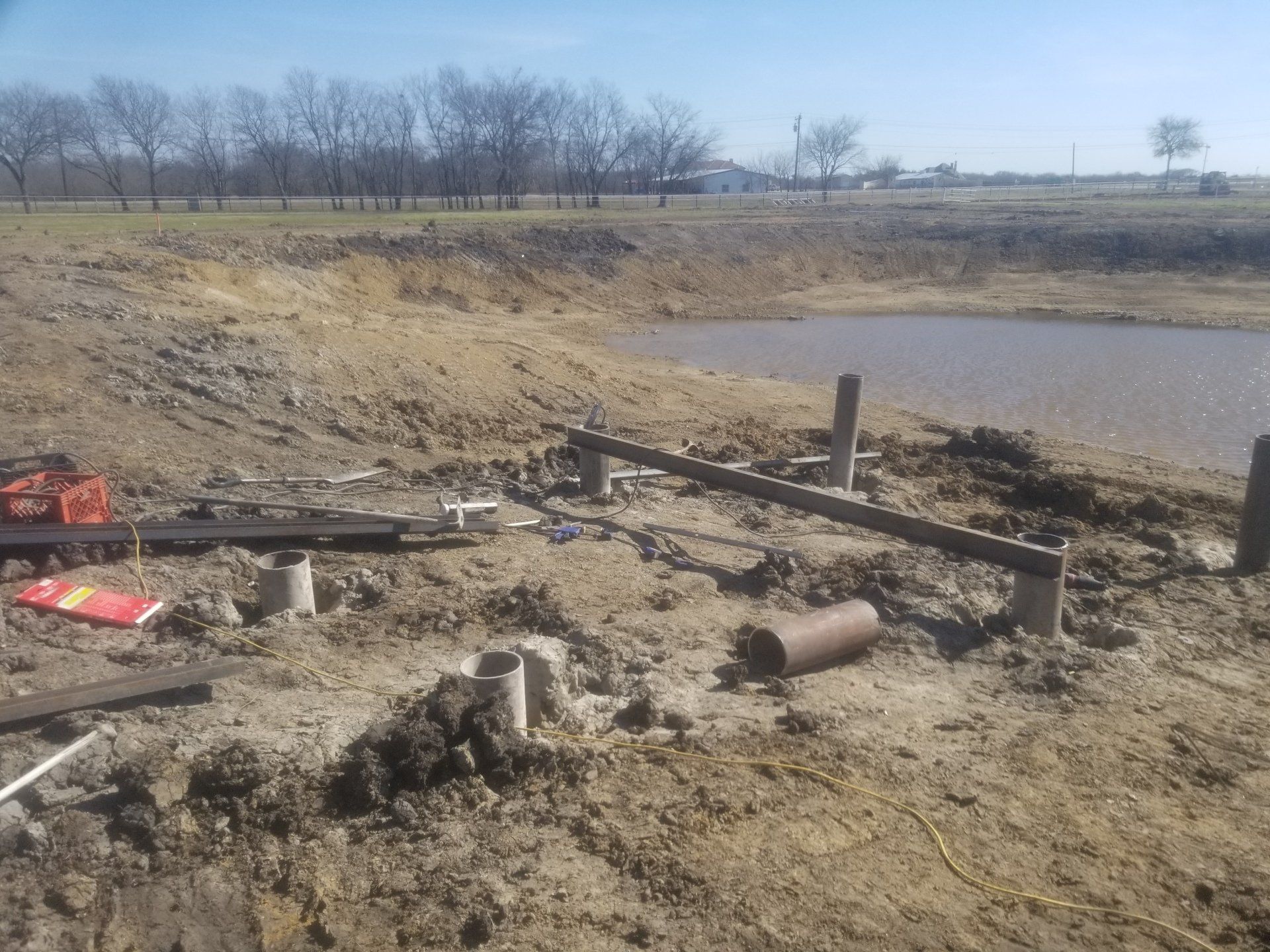 Preparing to Build Deck - Dallas, TX - All Around Septic Service Co