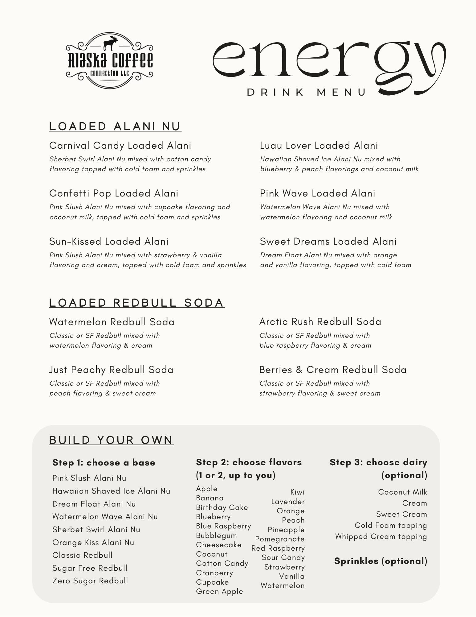 coffee menu Greenwood AR