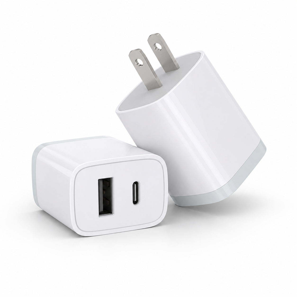 【CanPower】25W GaN 氮化鎵 PD雙孔快充頭 CP-002 (Type-C+USB-A)｜支援蘋果/安卓/Switch