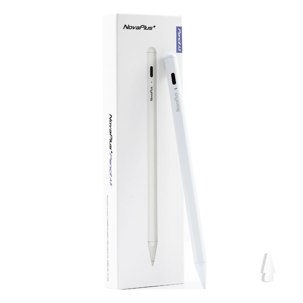 【NovaPlus】 Pencil A5 適用蘋果iPad高CP值防掌誤觸手寫筆(Apple iPad Pencil)