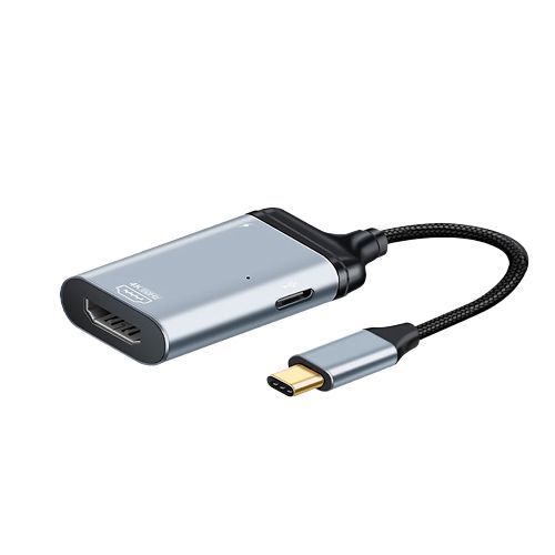 【ATake】Type-C 轉 HDMI 4K高畫質轉接 + PD快充傳輸 三合一轉接線 (短版)