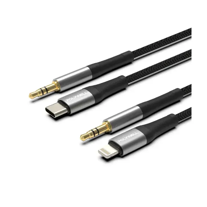 【POLYWELL】音源轉接線 Type-C轉3.5mm 適用iPhone 安卓