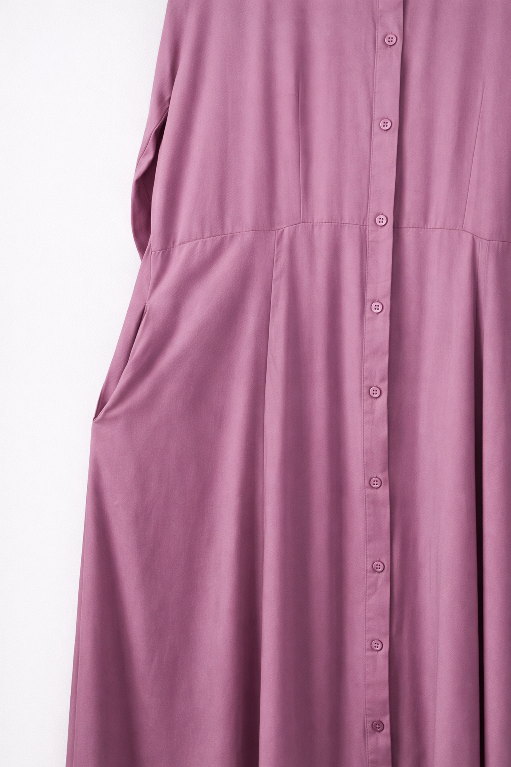 Oudroze Maxi Blousejurk 95% Viscose – Luchtige Lente/Zomer Jurk