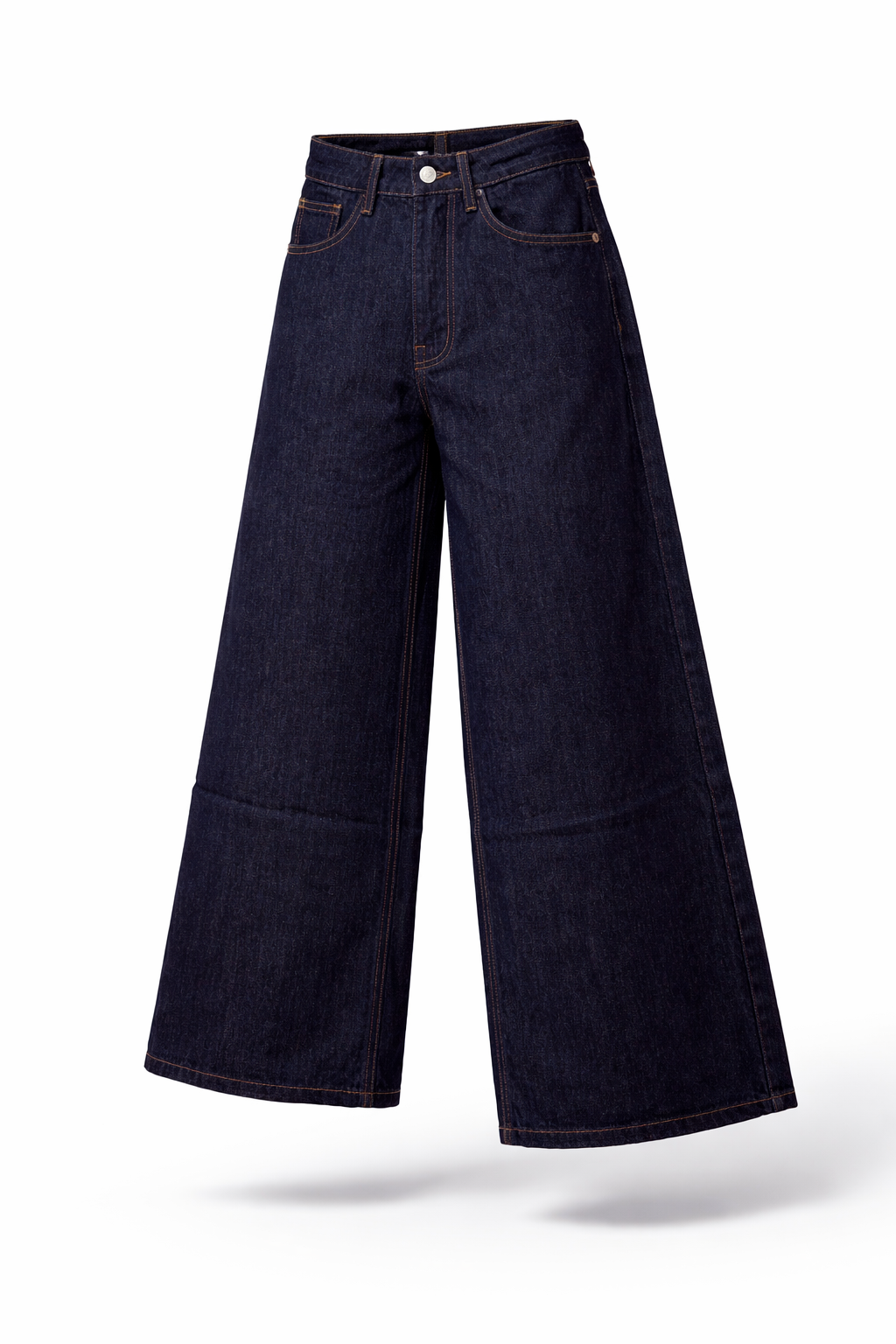 High Waist Wide Leg Jeans van Oraije Dames – Donkerblauw