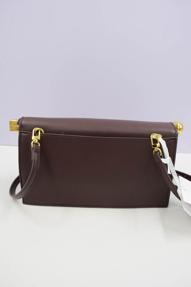 bugatti Ella Schoudertas voor dames, kunstleer, elegante handtas, Beige, Eén maat