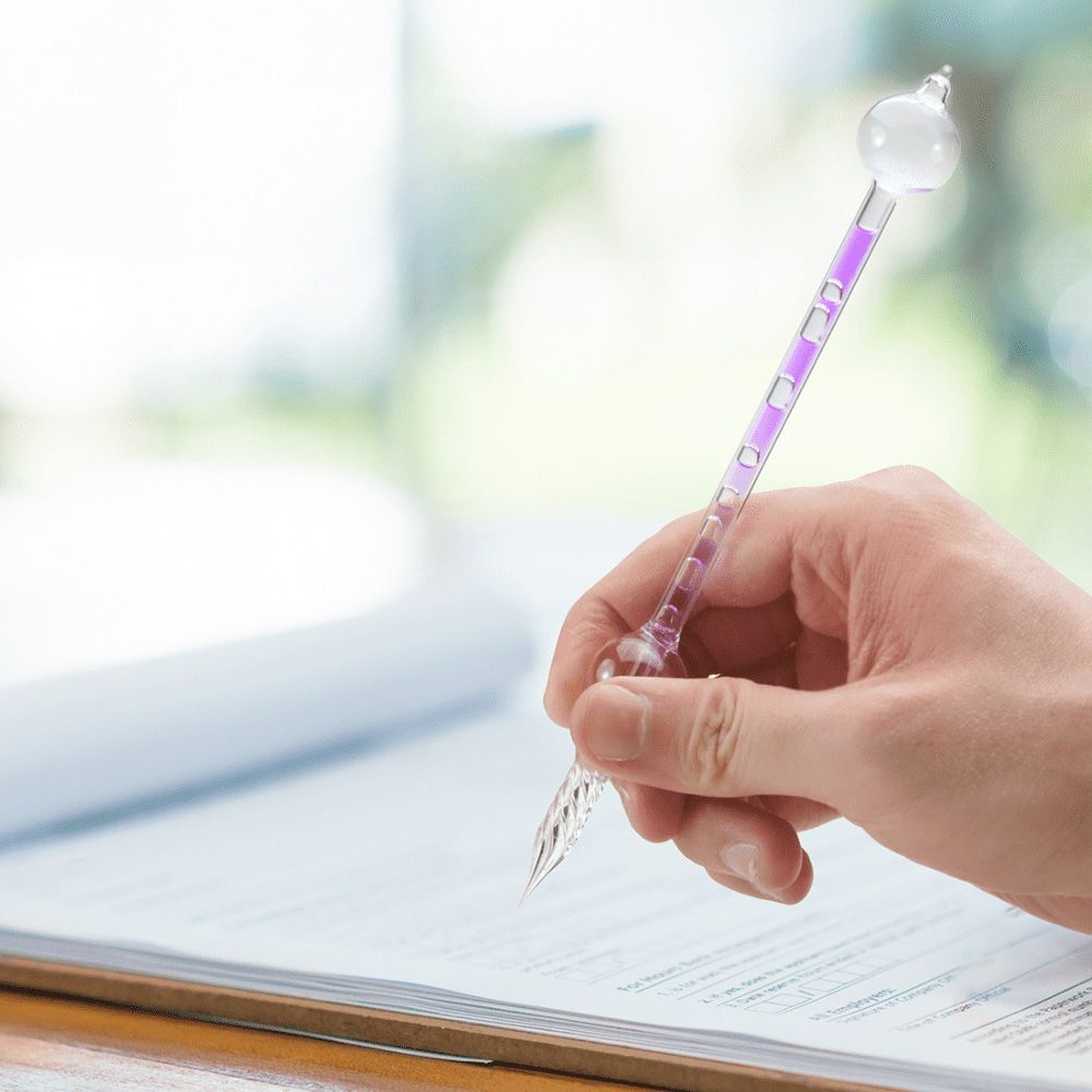 溫控泡泡玻璃沾水筆(共四色)