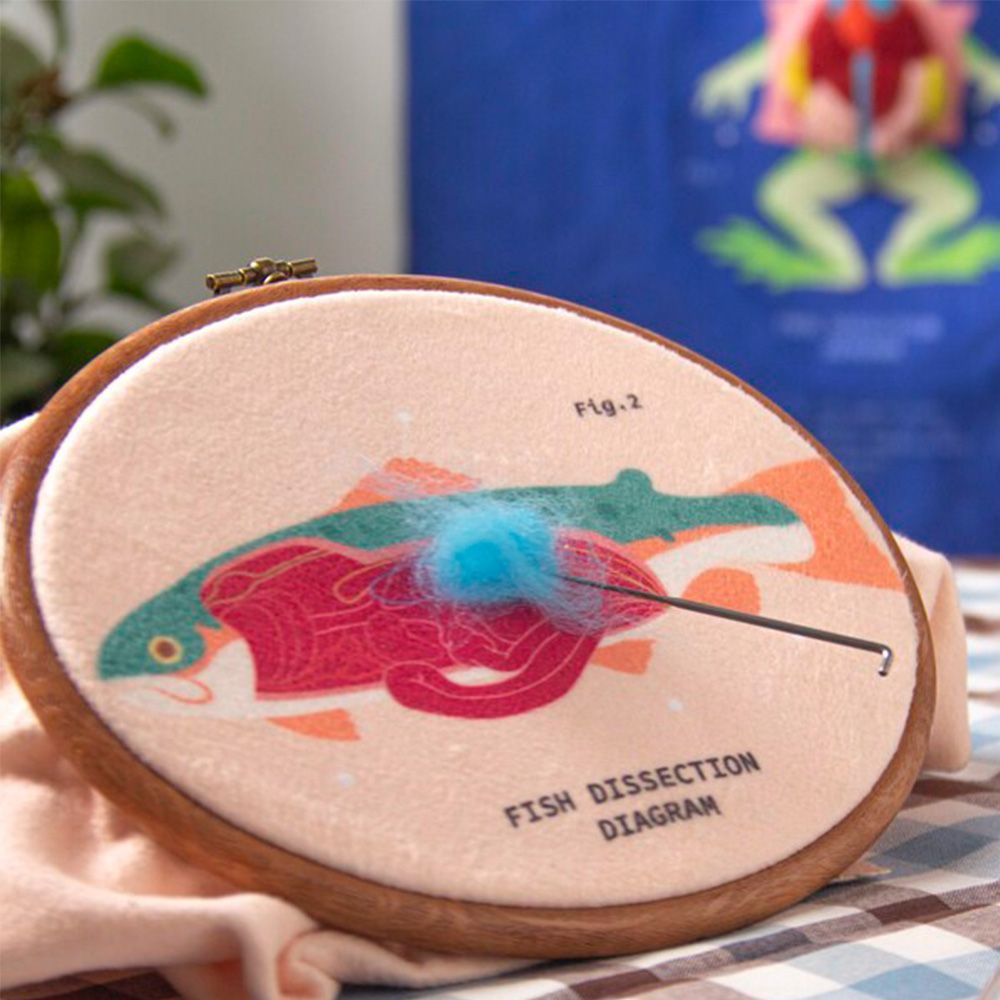 After School-生物解剖毛氈刺繡套組