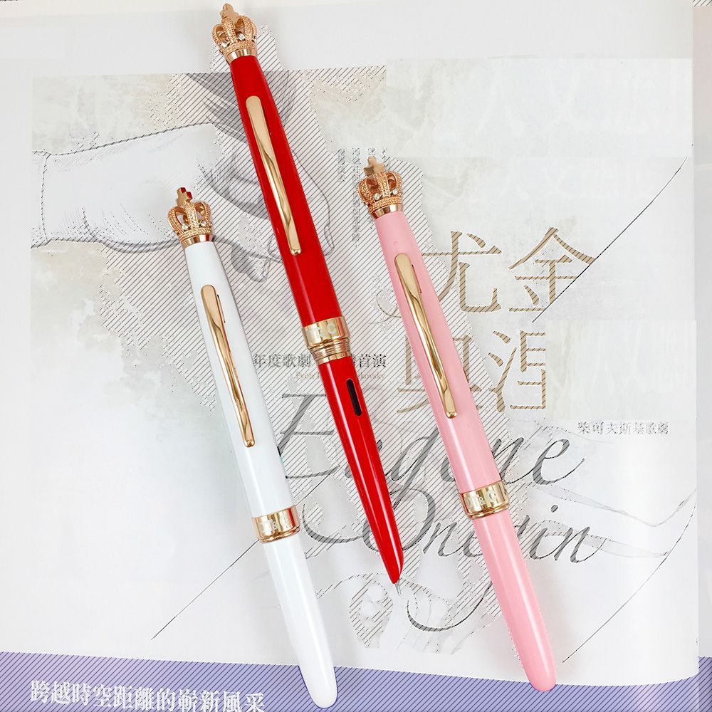 【DT&CREATION】融通古今迷你皇冠小鋼筆 - 附項鍊