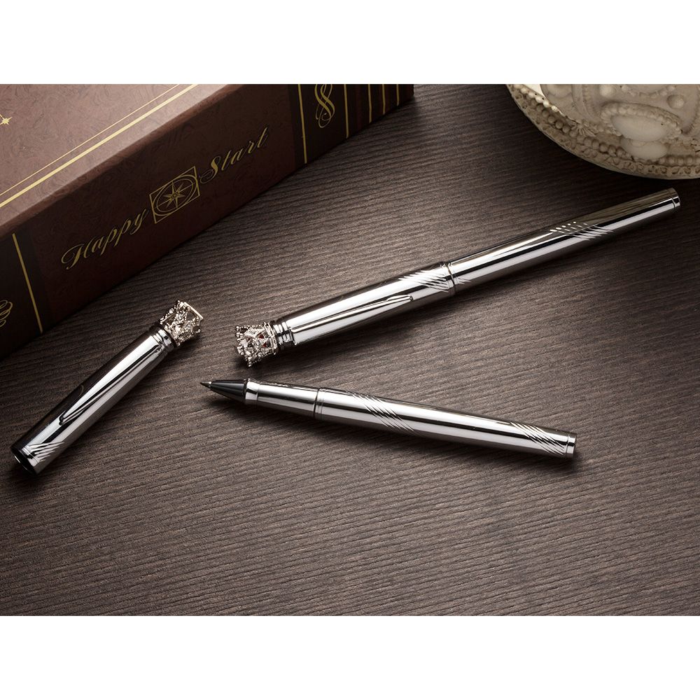 【DT&CREATION】心靈的主宰-權力權威皇后鋼珠筆(圓弧造型筆夾)