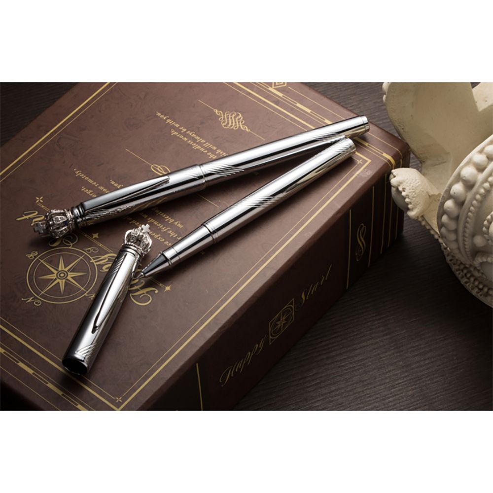 【DT&CREATION】心靈的主宰-權力權威國王鋼珠筆(圓弧造型筆夾)