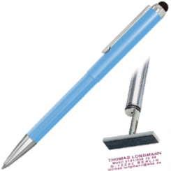 HERI STAMP PEN & SMART PEN 專屬客製印章觸控原子筆 (限量-天空藍)