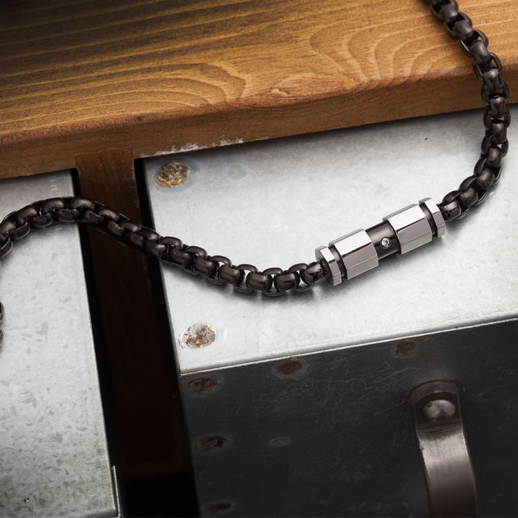 InSteeLife 316L恆星盒子型手鍊