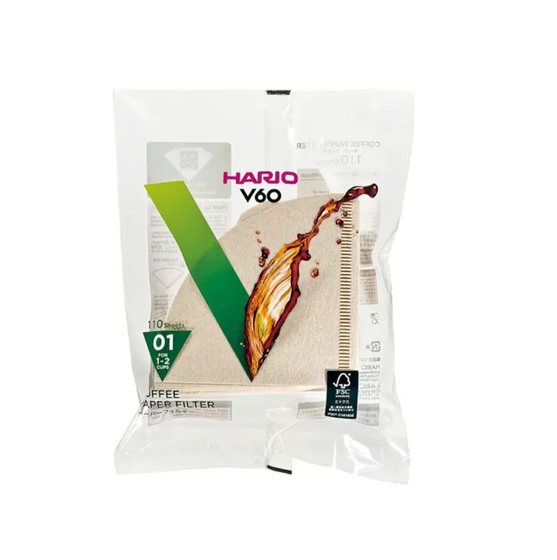 【HARIO】 VCF-01-100M Filterpapier (1-2 Portionen) (HARIO Auswahl)