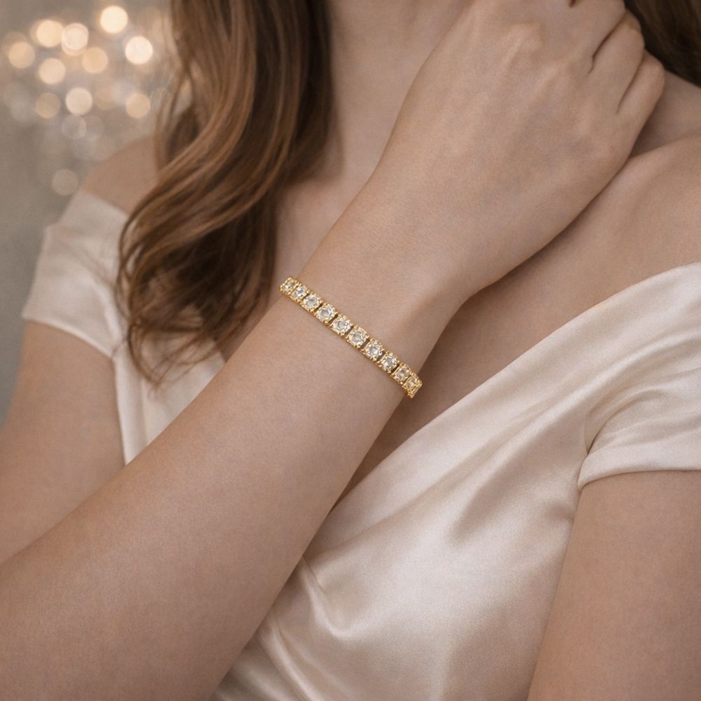 【DT&CREATION JEWEL】輝月之鍊手鍊 - 金