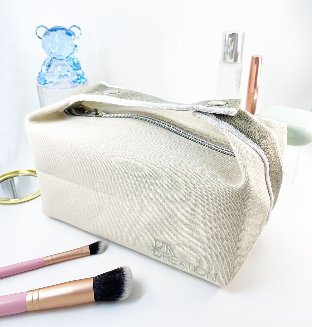 【DT&CREATION】編織帆布化妝包