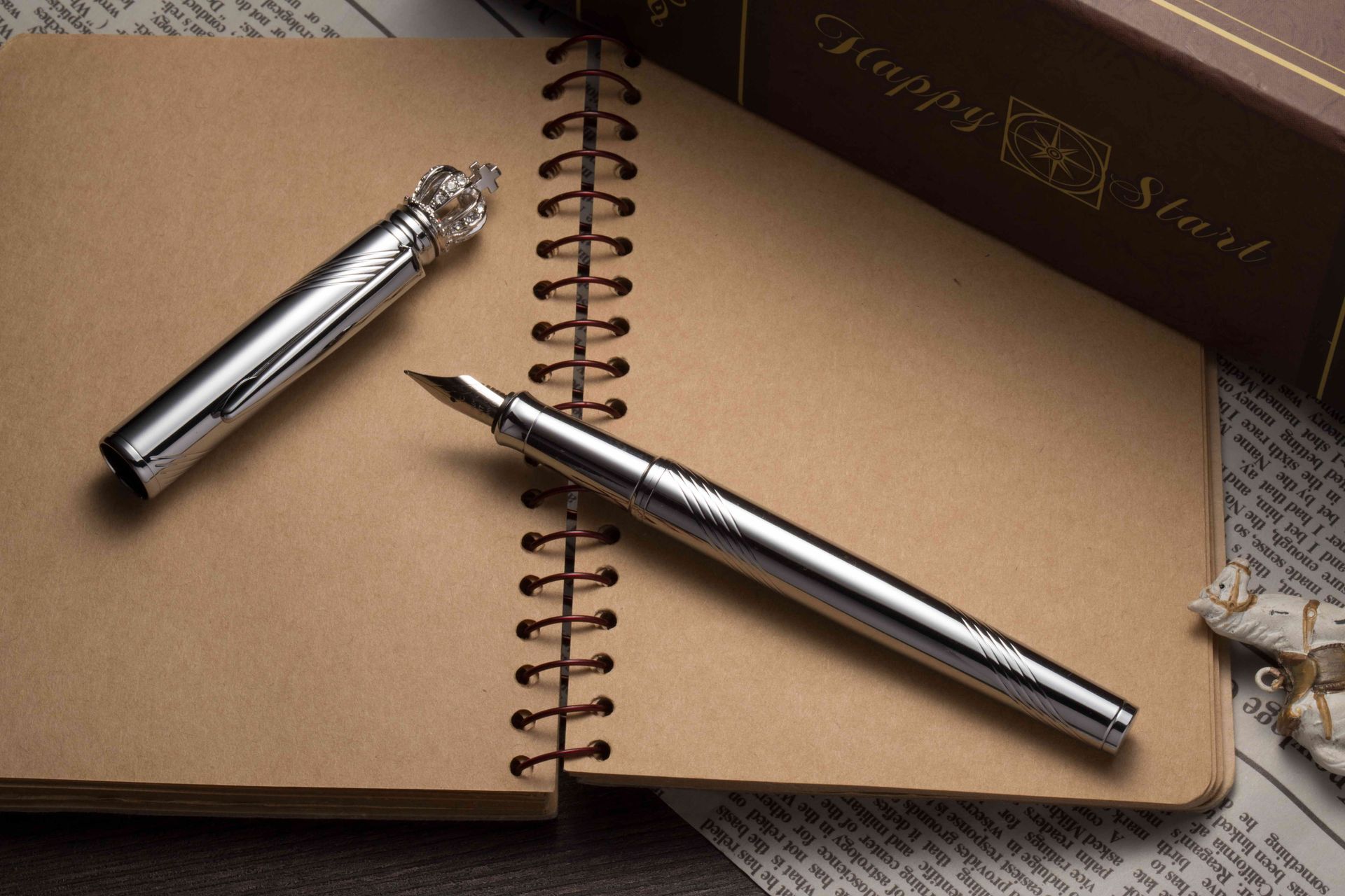 【DT&CREATION】心靈的主宰-權力權威國王鋼筆(圓弧造型筆夾)