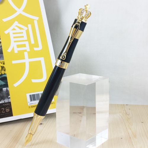 【DT&CREATION】龍行天下皇冠鋼筆 - 黑/金