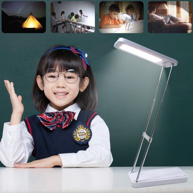 折疊LED臺燈行動電源✶檯燈行動電源二合一✶商務出差首選✶小朋友讀書必備