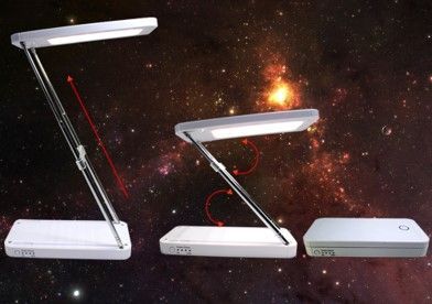 折疊LED臺燈行動電源✶檯燈行動電源二合一✶商務出差首選✶小朋友讀書必備