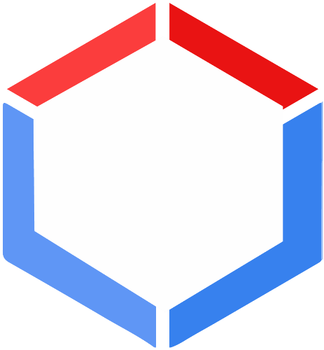 L.V. לוגיסטיקה - רקע כחול אדום