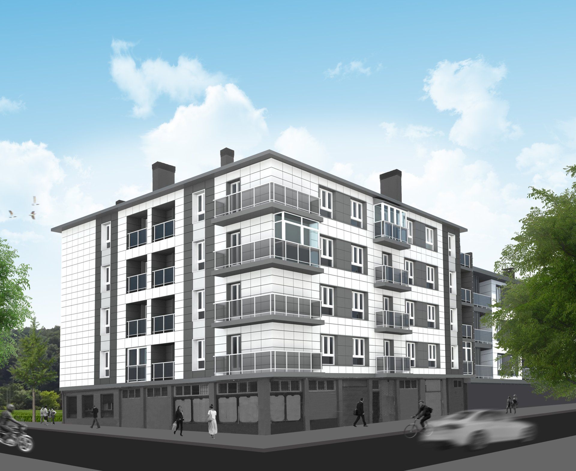 fachada ventilada infografias san sebastian