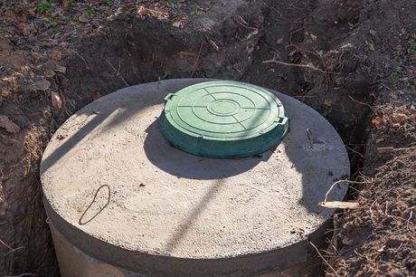 Septic tank made of concrete rings — Taylorsville, NC — Powell Septic Tank Service