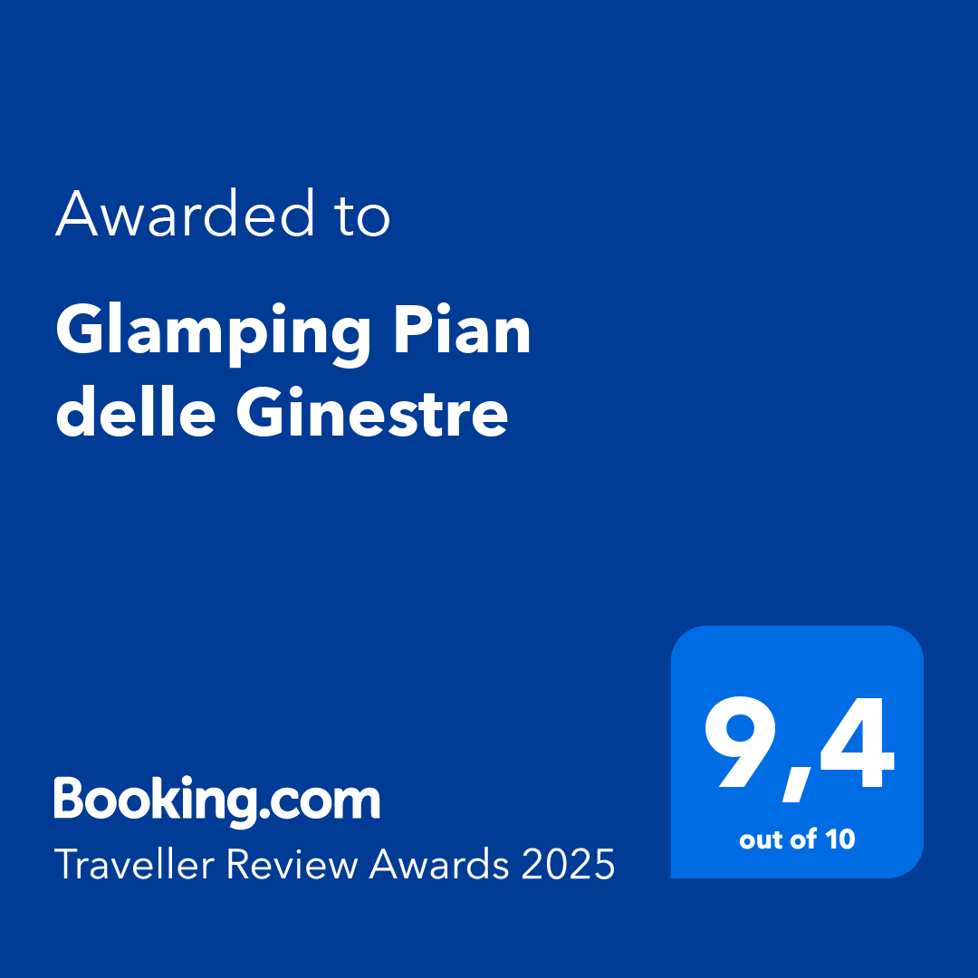 il Glamping Pian delle Ginestre vince il Booking.com Traveller Review Awards